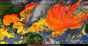 Météo tropicale : Air sec et densité de poussière dans l'air.