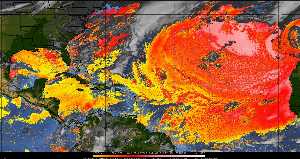 Météo tropicale : Air sec et densité de poussière dans l'air.