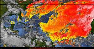 Météo tropicale : Air sec et densité de poussière dans l'air.