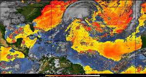 Météo tropicale : Air sec et densité de poussière dans l'air.