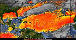 Météo tropicale : Air sec et densité de poussière dans l'air.
