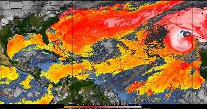 Météo tropicale : Air sec et densité de poussière dans l'air.