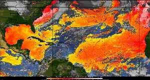 Météo tropicale : Air sec et densité de poussière dans l'air.