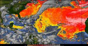 Météo tropicale : Air sec et densité de poussière dans l'air.