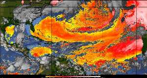 Météo tropicale : Air sec et densité de poussière dans l'air.