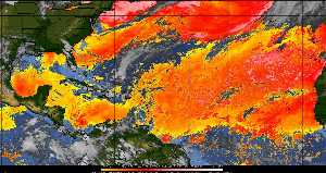 Météo tropicale : Air sec et densité de poussière dans l'air.