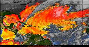 Météo tropicale : Air sec et densité de poussière dans l'air.