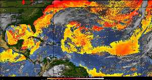 Météo tropicale : Air sec et densité de poussière dans l'air.