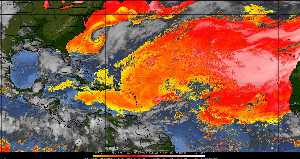 Météo tropicale : Air sec et densité de poussière dans l'air.
