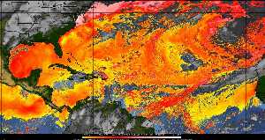 Météo tropicale : Air sec et densité de poussière dans l'air.