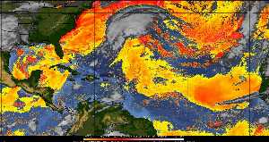 Météo tropicale : Air sec et densité de poussière dans l'air.