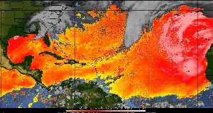 Météo tropicale : Air sec et densité de poussière dans l'air.