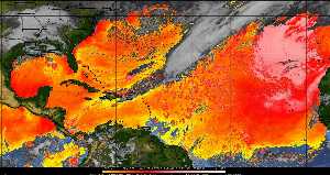 Météo tropicale : Air sec et densité de poussière dans l'air.
