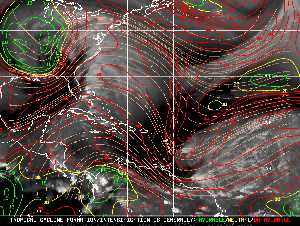 Tropical Weather: Shear Wind Map.