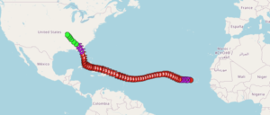 Tracking cyclones