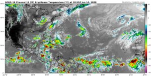 Image satellite Atlantique 14 juin 2020