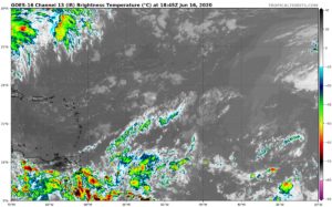 Image satellite perturbation du 16 juin 2020