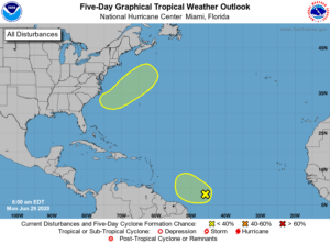 Prévisions NHC 29 juin 2020