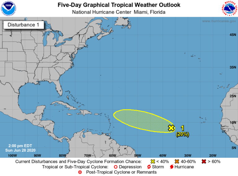 Invest 96L 28 juin 2020