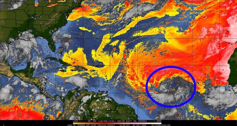 Invest 92L - SAL - 26/07/2020 - 18:00 PM UTC