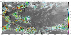 Atlantic satellite image July 19, 2020