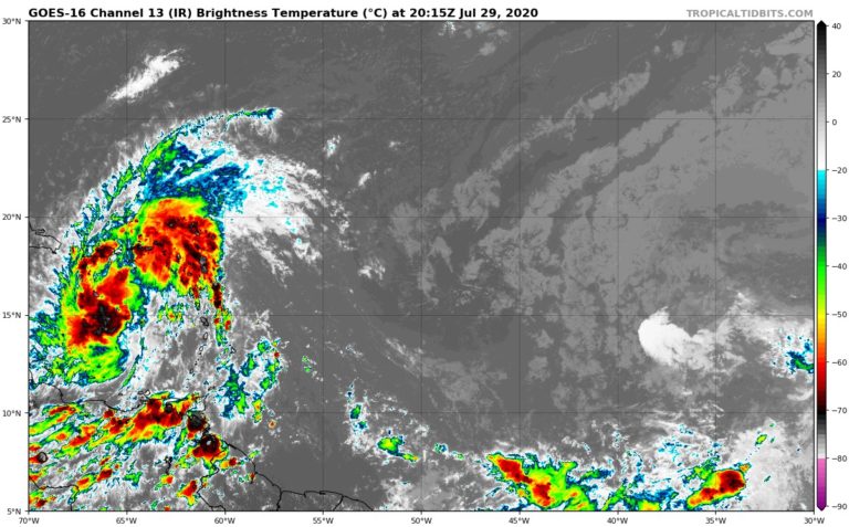 Cyclone potentiel #9 - satellite - 18h UTC