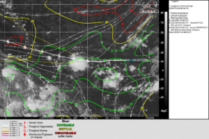 Gonzalo - Windshears - 24 juillet 2020 - 6h UTC