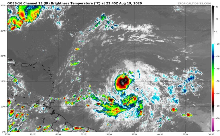 Satellite - Invest 98L - 20 aout 2020 00h UTC