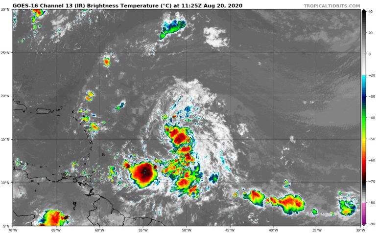 Satellite - Depression 13 - 20/8/2020 - 12h UTC