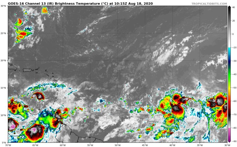 Satellite - Invest 98L - August 18, 2020 12h UTC