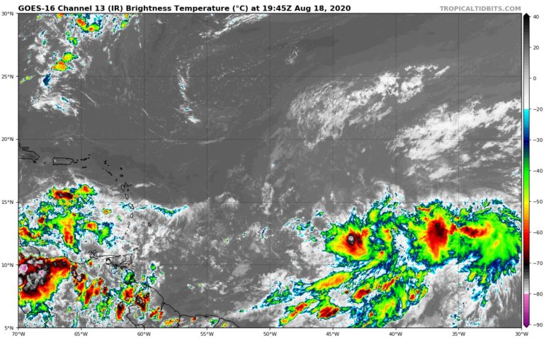 Satellite - Invest 98L - August 10, 2020 00h UTC