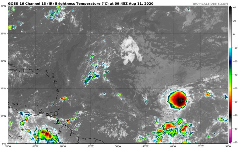 Invest 95L - 11/08/2020 - Image satellite