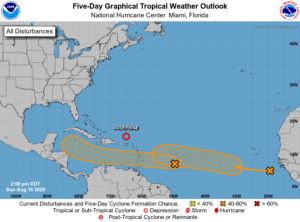 NHC update 16 mars 2020 18h UTC